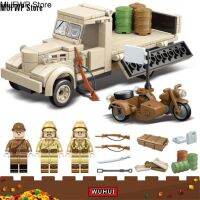 MUFWP Store WUHUI 266pcs SWAT Military Army WW2 Minifigures Toy Building Kit Building Blocks Military Japan Nissan 180 Truck Tricycle Building Bricks Kids Toy Toys for Boys Girls Compatible with All Brands