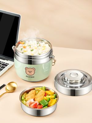 hot！【DT】◇۩❁  18/8 Thermal Insulated Food Warmer Soup Cup Containers