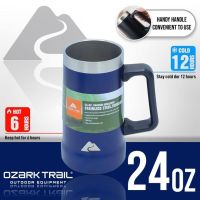 ส่งเร็ว⚡️ Ozark trail handle 24oz แก้วน้ำสแตนเลสเก็บอุณหภูมิมือจับ แบรนดังจากยุโรปรุ่นใหม่ล่าสุด มีหูจับในตัวแก้ว