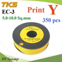 เคเบิ้ล มาร์คเกอร์ EC3 สีเหลือง สายไฟ 5-10 Sq.mm. 350 ชิ้น (พิมพ์ Y ) รุ่น EC3-Y