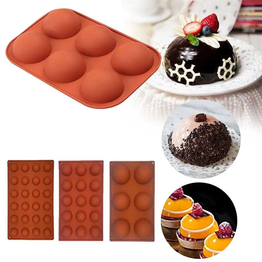 Silicone Chocolate Molds Flowers Shape Cake Candy Mould Jelly Ice