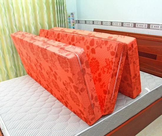 Hcmnệm pe korea xả hànggiá sỉ tại công ty1m8 x 2m x 5cm gấp 3- gọn - nhẹ - ảnh sản phẩm 1