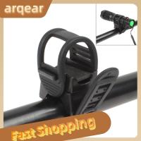 ARQEAR529453 360องศา ที่ยึดไฟฉายจักรยาน ตัวยึดสำหรับติดตั้ง ปรับได้ปรับได้ ที่ยึดไฟหน้าจักรยาน ของใหม่ สีดำสีดำ ที่วางไฟฉาย กิจกรรมกลางแจ้งกลางแจ้ง