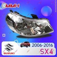 ไฟหน้า SX4 สำหรับ Suzuki (2008-2012) ไฟหน้าสำหรับ ไฟหน้า โคมไฟหน้า ไฟหน้า​โปรเจค​เตอร์​ โคมไฟหรถยนต์ เลนส์กระจก headlamp headlight front light lens