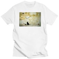 Large mens short sleeves Cat Mouse Banksy Graphic Cotton T Short Long Sleeve Custom Printed Tee 4XL.5XL.6XL