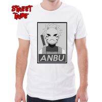 New Arrival Men 100% Cotton Cartoon Anbu Printed T-Shirt Crew Neck Tee Hipster Cool Design Tops