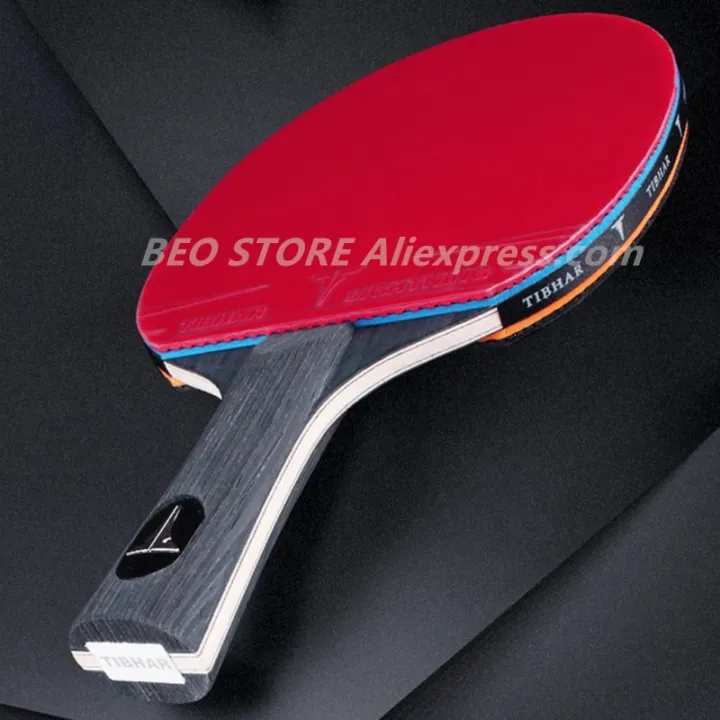 TIBHAR Table Tennis Racket 6/7/8/9 Star Sticky Rubber Pimplesin