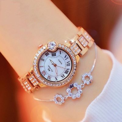 mechanical watch waterproof female brand new luxury full drill contracted leisure han edition ins of the ™❧