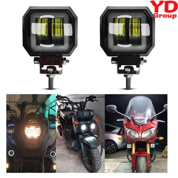 2-ชิ้น-ไฟสปอร์ตไลท์-led-12v-ไฟ-led-60w-แสงไฟสีขาว-ไฟหรี่สีน้ำเงิน-ไฟสปอตไลต์-ไฟตัดหมอกรถยนต์-มอเตอร์ไซค์-อะไหล่แต่งรถย-บริการเก็บเงินปลายทาง