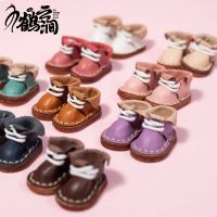 New Casual Hand-made Cowhide Doll Shoes: Turn Over Leather Shoes Cute Ob11 Shoes Leather 1 / 12 BJD Doll Shoes Obitsu11 GSC