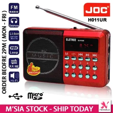 How to Operate digital JOC FM Radio MP3 PenDrive Sdcard Player 