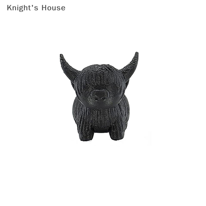 knights-house-รูปปั้นวัวไฮแลนด์สำหรับงานฝีมือรูปปั้นวัวไฮแลนด์สำหรับตกแต่งบ้าน