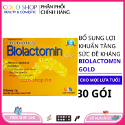 Men vi sinh giảm táo bón cho bé và người lớn Biolactomin Gold