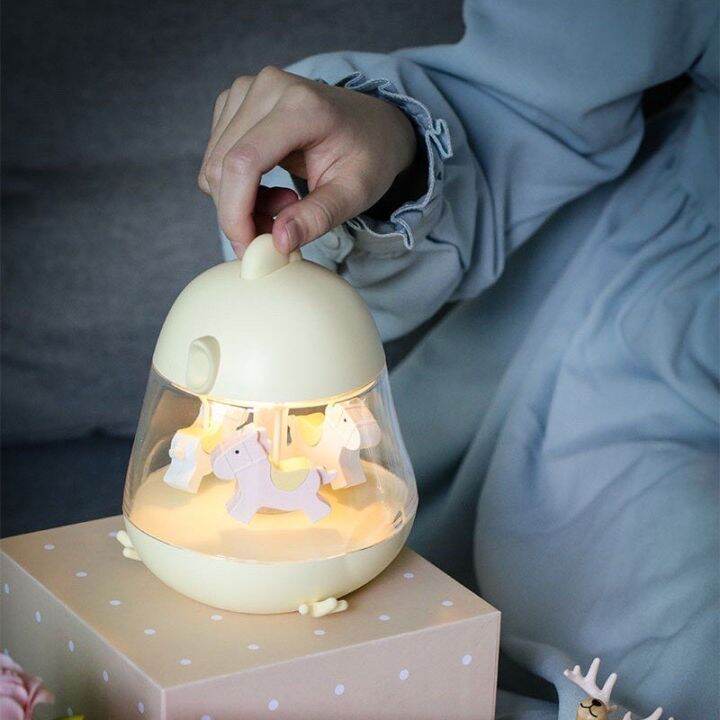 clever-baby-store-light-merry-go-round-music-ของเล่นเด็กม้าหมุน-พร้อมเสียงดนตรีและไฟ