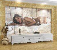 ❄☊ Decorative wallpaper Artistic beauty female body photography background wall painting