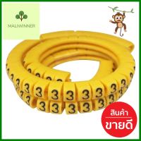 เคเบิ้ลมารคเกอร์ BANDEX BM3-MT เบอร์ 3 สีเหลืองCABLE MARKER BANDEX BM3-MT YELLOW **บริการเก็บเงินปลายทาง**