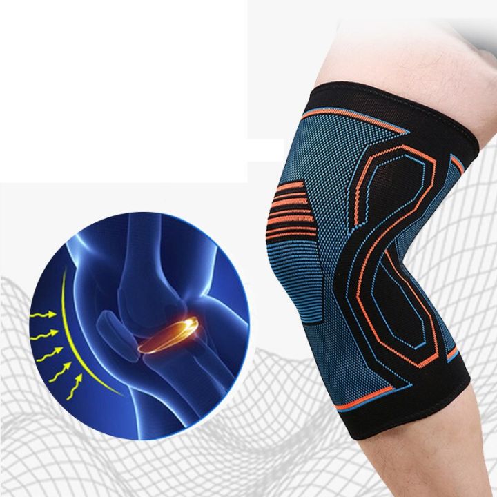 1pc-compression-knee-brace-workout-knee-support-for-joint-pain-relief-running-biking-basketball-knitted-knee-sleeve-for