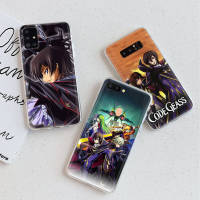 อ่อนนุ่ม ซิลิโคน เคสโทรศัพท์ หรับ iPhone XR 7 6s 6 11 5s XS 5 8 SE Max Plus X Pro ปก โปร่งใส TPU To-105 Code Geass