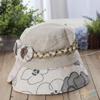 Wholesale Mountain Leaf Clover Ethnic Style Hat Womens Fashionable Korean Style Small Fresh Fashion Hat Hand Woven Dome Hat