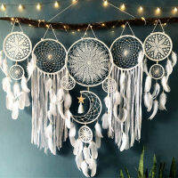 5ชิ้นเซ็ต Dream Catchers Boho Home Decor Macrame Dream Catchers แขวนผนัง Moon Ramadan เด็ก Nordic Room เด็กเนอสเซอรี่เครื่องประดับ