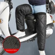 DVFDA 2 pcs Full Chaps Motorcycle Winter Knee Pads Thickened Warmth