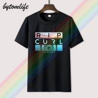 Rip live the search beauty Curl logo Men women Summer 100% Cotton Black Tees Male Newest Top Popular Normal Tee Shirts unisex