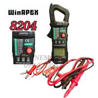 WINAPEX 8204 Digital Clamp Multimeter มัลติมิเตอร์ดิจิตอล คลิปแอมป์ แค้มป์มิเตอร์ มิเตอร์วัดไฟดิจิตอล