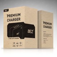 หัวแปลง ปลั๊กไฟ BEZ USB Charger มี 4 หัวชาร์จ อแดปเตอร์ Universal Adapter สำหรับการเดินทางต่างประเทศ 22W 5V-4.4A