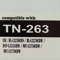 Leader Toner TN263 BK HL-L3230CDN / HL-L3270CDW /  DCP-L3551CDW / MFC-L3750CDW /  MFC-L3770CDW