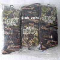 (6 Install) Thick Nylon Army Green Loreng Socks