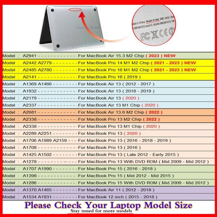 2023ใหม่กรอบบางเฉียบยากเคสสำหรับ-macbook-แล็ปท็อป-pro-14เคสสำหรับ-macbook-macbook-air-13-m1ชิป-m2-15-3-13-6เคส-pro-13