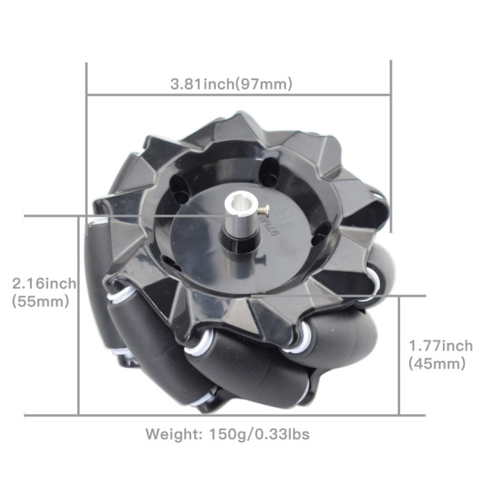15kg-load-mecanum-wheel-omni-tires-with-4mm6mm-metal-hubs-for-arduino-stm32-robot-car-diy-stem-toy-parts