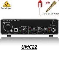 BEHRINGER UMC22UM2 Live Recording External Sound Card USB Mobile Computer Universal