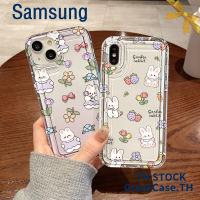 Compatible for Samsung A14 A13 A12 A04S A03S A52 A51 A71 A34 A50 A50S A02s A22 A32 A23 A54 A11 Phone Case Cute Rabbit  Bear Creativity TPU Back Cover