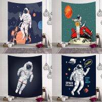 [COD] Cartoon Astronaut Tapestry Room Bedroom Background Dropshipping