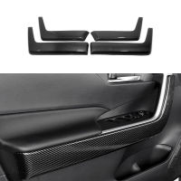 รถจัดแต่งทรงผม ABS รถประตูด้านในบาง Armrest Cover Trim อุปกรณ์เสริมสำหรับ Toyota RAV4 XA50 2019 2020 2021 2022 2023