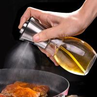 zitaotangb® 200ml Stainless Steel Olive Oil Vinegar Sprayer Bottle BBQ Trigger Dispenser