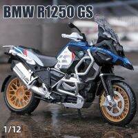 1:12 R1250โมเดลมอเตอร์เซปาเดียรุ่น GS Balap โมเดล Simulasi Diecast Logam Olahraga Jalan Sepeda โมเดลมอเตอร์ Hadiah Mainan Anak-Anak