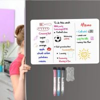 Dry Erase Boards For Fridge - Refrigerator whiteboard Message Board. Smart Monthly Planner Chart for Kids Chores