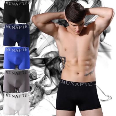 MiinShop เสื้อผู้ชาย เสื้อผ้าผู้ชายเท่ๆ Boxer บ๊อกเซอร์ MNF กางเกงในชายขาสั้น แบรนด์ญี่ปุ่น การันตีใส่สบายไม่อึดอัด**มีซองทุกตัว เสื้อผู้ชายสไตร์เกาหลี