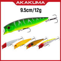 1ชิ้น10สีเหยื่อตกปลา3D ตาเหยื่อแข็งเหยื่อ Crankbaits ดินสอล่อว่ายน้ำสำหรับปลาเทราต์ปลาตะเพียนเกาะตกปลา