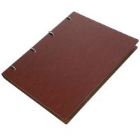 A4 Ring Notepad Thicken Notebook Binder Gift Journal Aluminum Alloy Students Lined Journal Note Books Pads