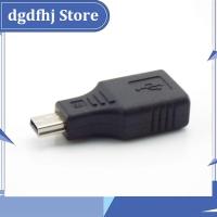 Dgdfhj Shop Universal USB 2.0 A To Mini B 5-Pin Female Male Adapter Mini Type-A B Jack Splitter for Smart Phone OTG Converter