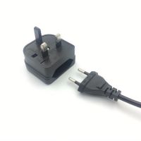 【lz】△▩  Tomada de Viagem Plug Adapter Adaptador de Energia Conversor Carregador Outlet Europeia Euro UE 2 pinos para o Reino Unido 3 pinos