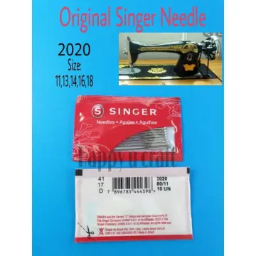 SINGER Needles #2020 for All Home Sewing Machines.