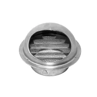 Round Air Vent Grille Stainless Steel Wall Ceiling Air Vent Ducting Ventilation Exhaust Grille 100mm/150mm Ventilation Grilles Exhaust Fans