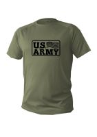 New Summer Casual Men Short Sleeve Cotton T-shirt Green Olive Army Military Tactical Flag T Shirt Hip Hop Tees Tops Harajuku