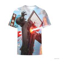 XL Skibidi Toilet Tshirt Short Sleeve Game 3D Shirt Top Unisex Cosplay Tee Fashion TV Man Speakerman Graphic Plus Size LX