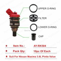 วาล์วน้ำนิสสันแม็กซิม่า3.0L 10ชุดหัวฉีดน้ำมันวาล์วน้ำ10ชุดชุดเครื่องมือซ่อม Gratis Ongkir คุณภาพสูงสำหรับ AY-RK504