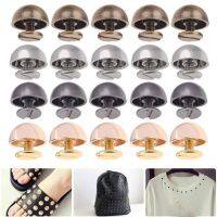 10pcs Mushroom Dome Bolt Round Head Screw Strap Rivets Screw Punk Metal Nail Cloth Button For Luggage Craft Clothes Bag Shoes Nails Screws  Fasteners